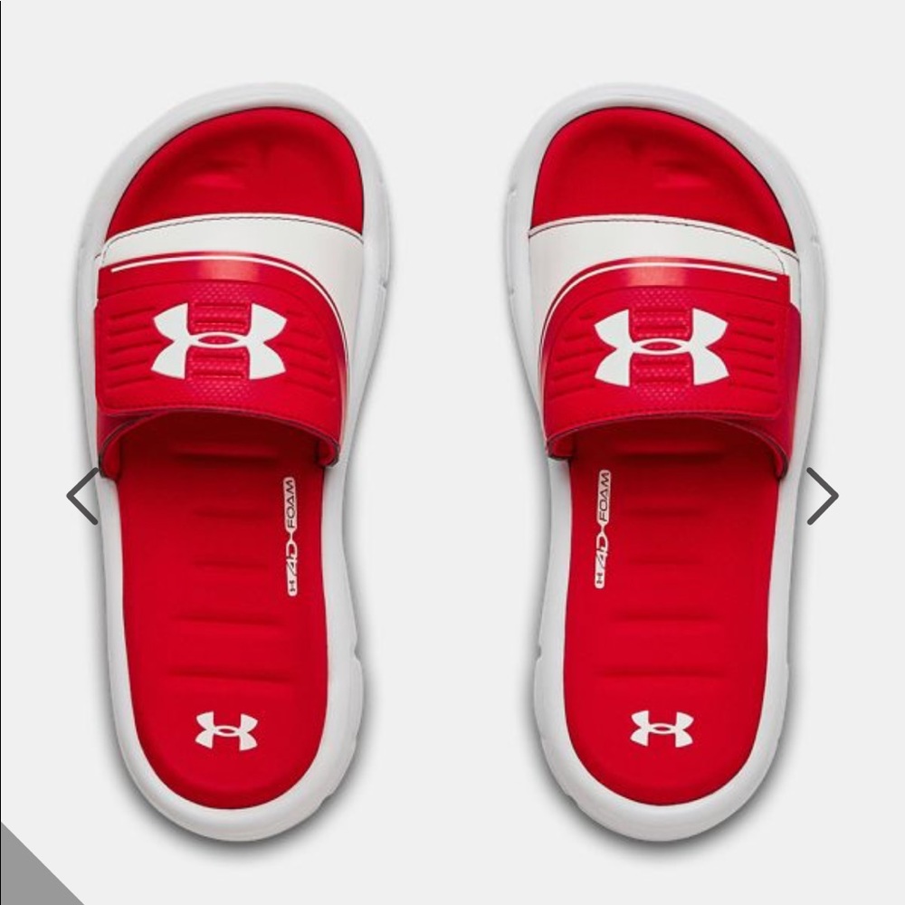 Under armour boys slides